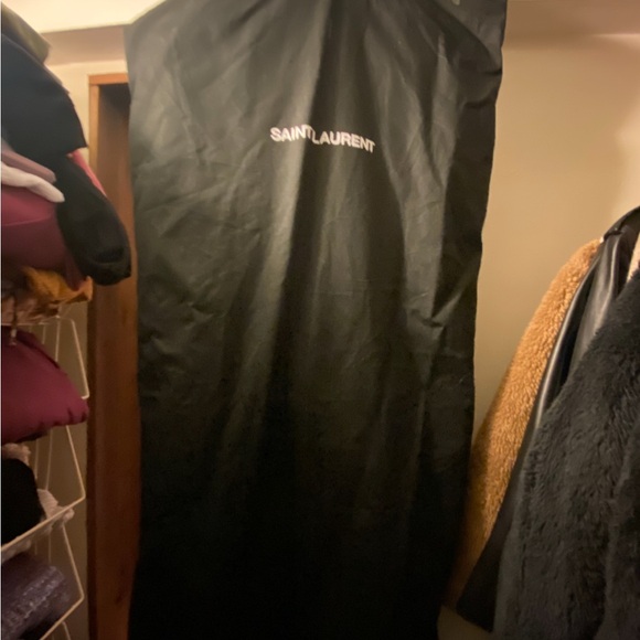 Saint Laurent Paris x Hedi Slimane Black and White ‘Teddy’ Varsity Jacket - Picture 3 of 4